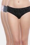 Rosaline Pure Cotton Full Coverage Arrows n Polkas Brief (Pack of 3) — thumbnail 8